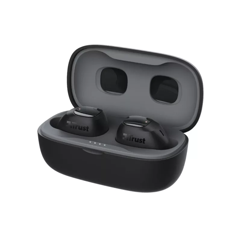 Trust Nika Compact ausinės True Wireless Stereo (TWS) į ausis dedamos skambučiai / muzika Bluetooth juoda