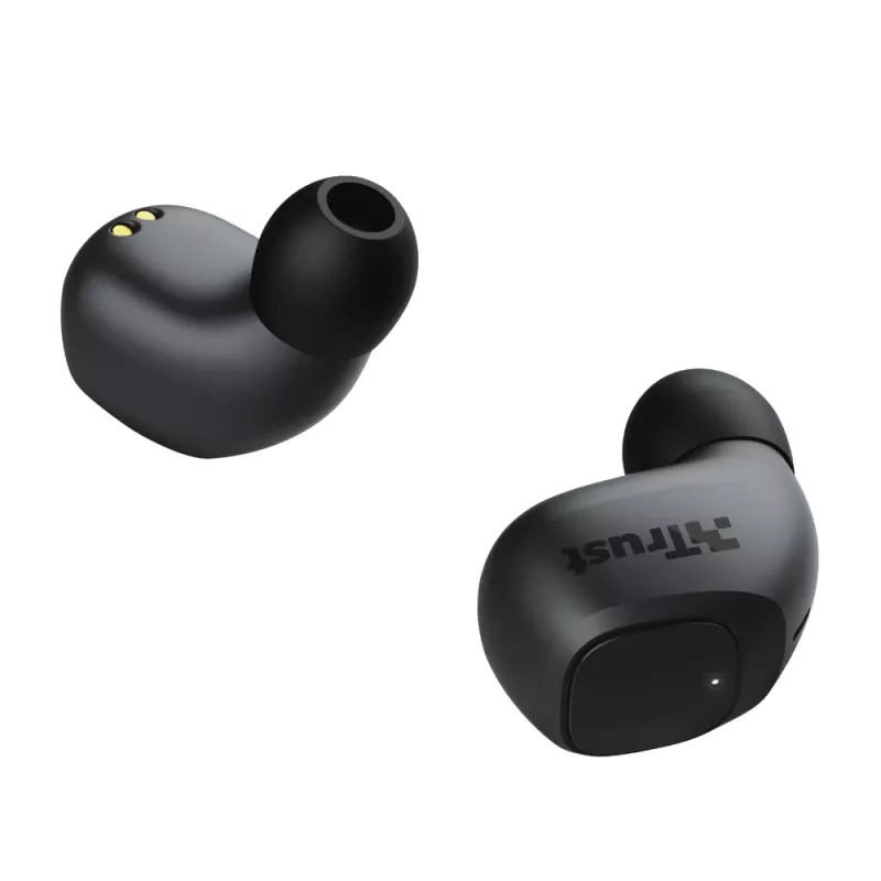 Trust Nika Compact ausinės True Wireless Stereo (TWS) į ausis dedamos skambučiai / muzika Bluetooth juoda