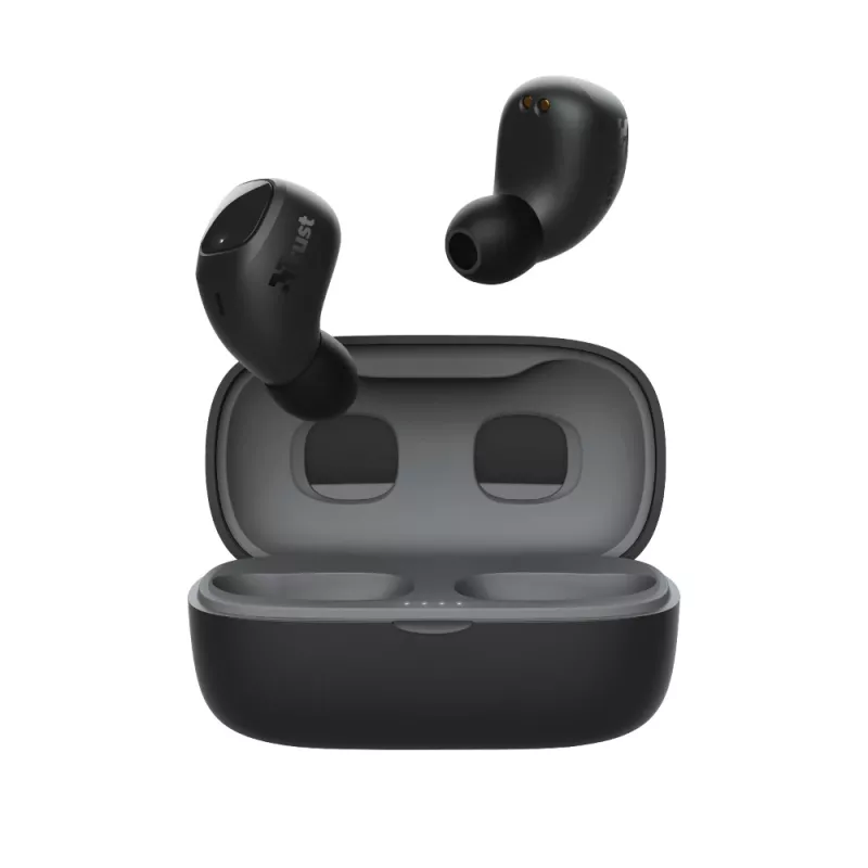 Trust Nika Compact ausinės True Wireless Stereo (TWS) į ausis dedamos skambučiai / muzika Bluetooth juoda