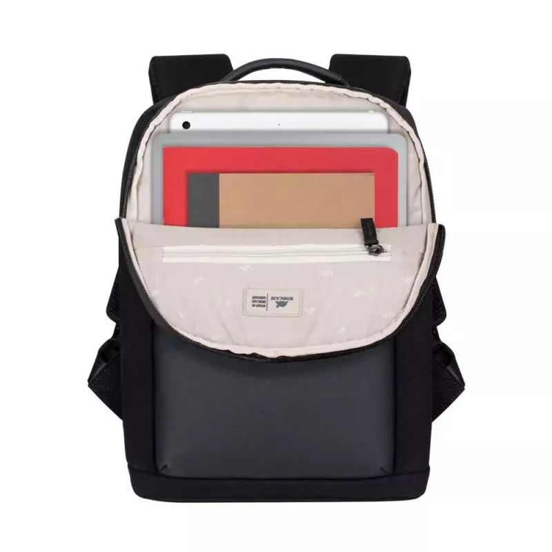 Kuprinė Rivacase 8521 33,8 cm (13,3 col.) Juoda Nešiojimo rankena Pečių diržas