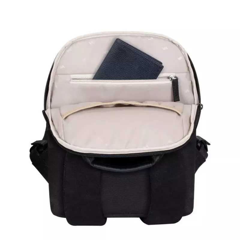Kuprinė Rivacase 8521 33,8 cm (13,3 col.) Juoda Nešiojimo rankena Pečių diržas
