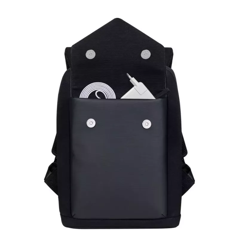 Kuprinė Rivacase 8521 33,8 cm (13,3 col.) Juoda Nešiojimo rankena Pečių diržas