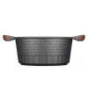 Resto Kitchenware Capella 4.6 L apvalus juodas medis