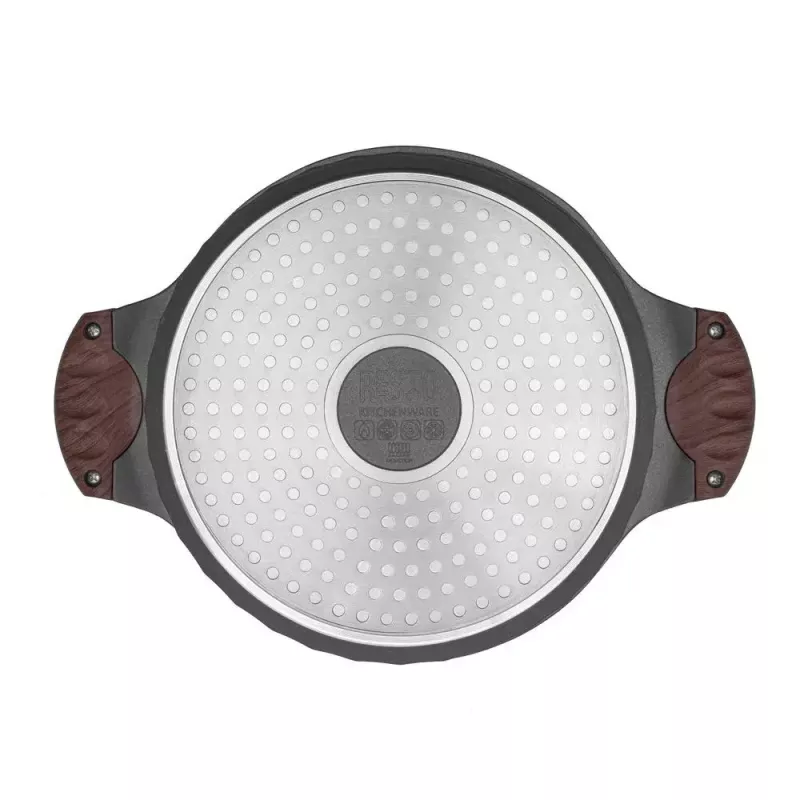 Resto Kitchenware Capella 4.6 L apvalus juodas medis