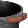 Resto Kitchenware Capella 4.6 L apvalus juodas medis