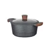 Resto Kitchenware Capella 4.6 L apvalus juodas medis