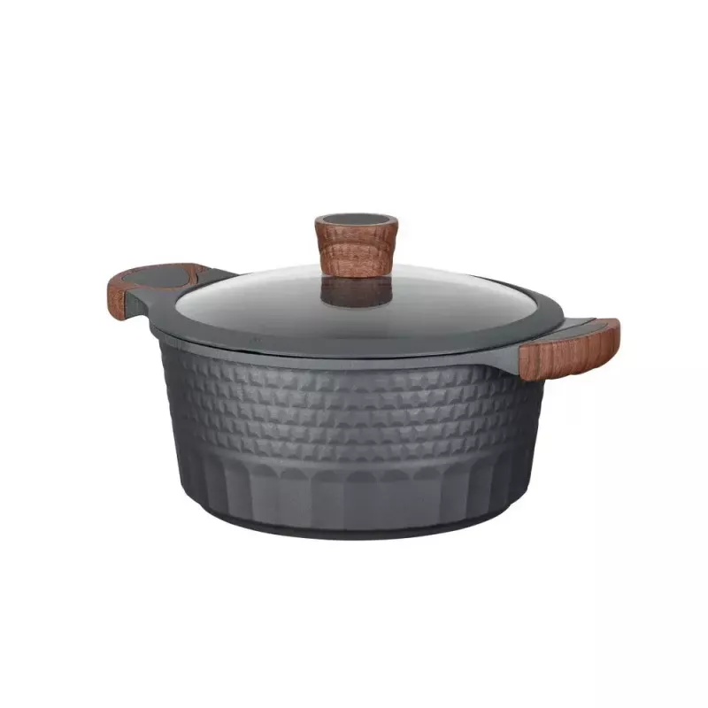 Resto Kitchenware Capella 4.6 L apvalus juodas medis