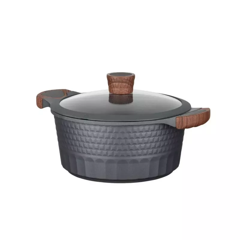 Resto Kitchenware Capella 4.6 L apvalus juodas medis