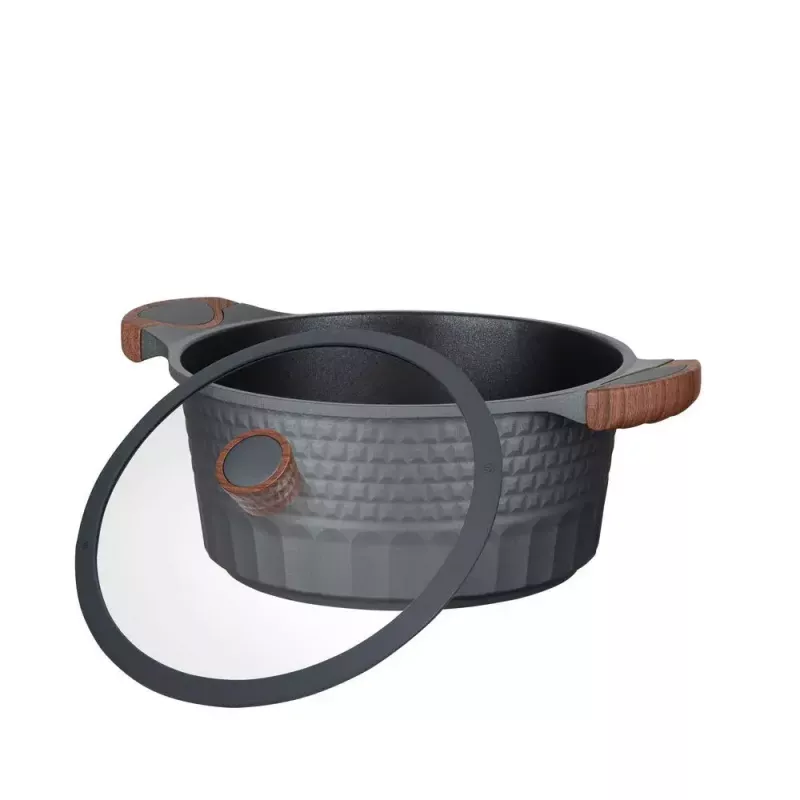 Resto Kitchenware Capella 4.6 L apvalus juodas medis
