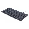 R-Go Tools ergonominė klaviatūra R-Go Compact Break, kompaktiška klaviatūra su pertraukų programine įranga, QWERTY (US), laidinė, juoda