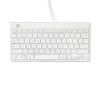 R-Go Tools ergonominė klaviatūra R-Go Compact Break, kompaktiška klaviatūra su pertraukų programine įranga, QWERTY (US), laidinė, balta
