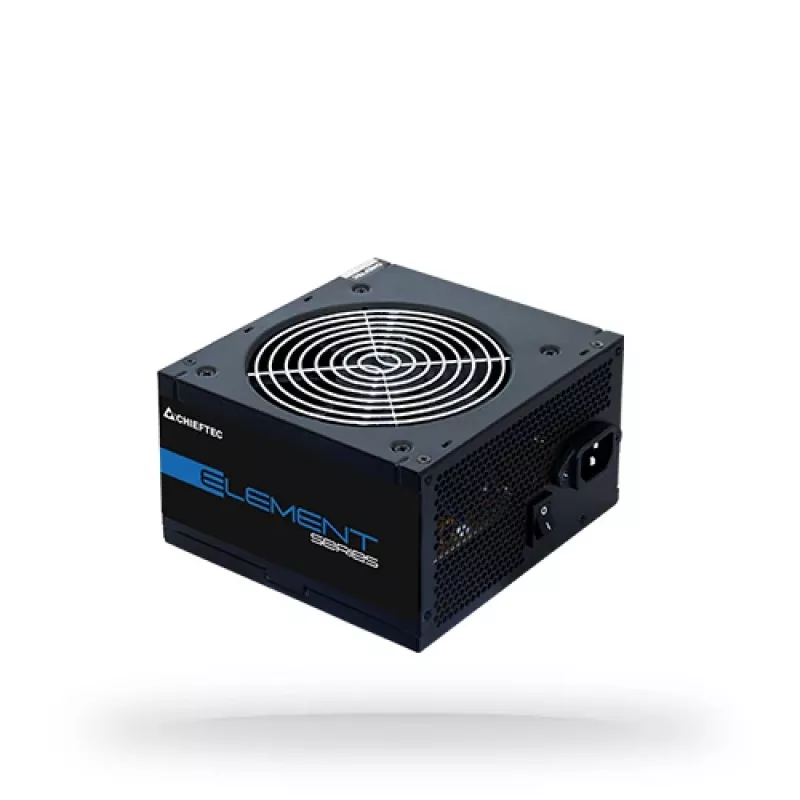 Chieftec ELP-600S maitinimo blokas 600 W 20+4 kontaktų ATX PS/2 juodas