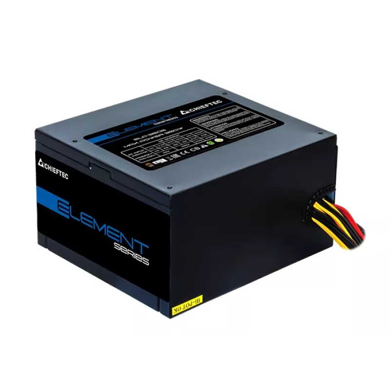 Chieftec ELP-600S maitinimo blokas 600 W 20+4 kontaktų ATX PS/2 juodas