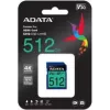 Flash atmintis ADATA 512 GB SDXC UHS-I Class 10 ASDX512GUI3V30S-R