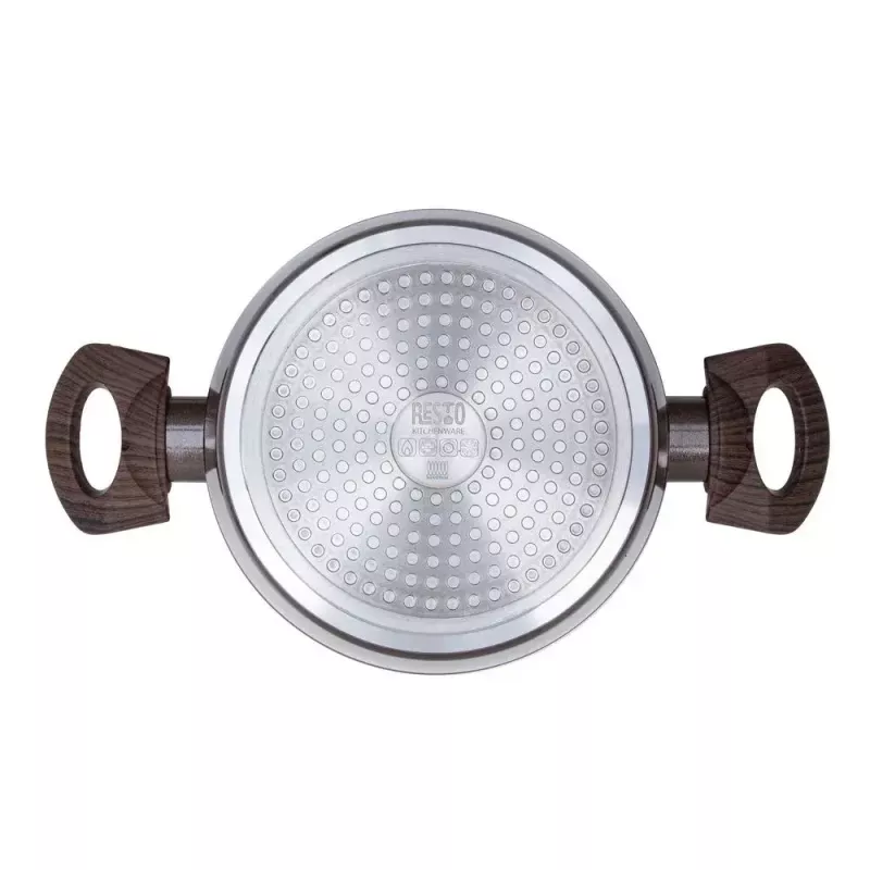 Resto Kitchenware Carina 2,5 L apvalus Bordo spalvos puodas