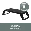 Fellowes kompiuterio monitoriaus stovas su 3 aukščio reguliavimais - Hana LT monitoriaus pakėlimo stovas - ergonomiškas reguliuojamas monitoriaus stovas kompiuteriams - maks. svoris 22,6 kg - juoda