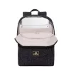 Kuprinė Rivacase 7923 33,8 cm 13,3 colio juoda balta