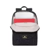 Kuprinė Rivacase 7923 33,8 cm 13,3 colio juoda balta