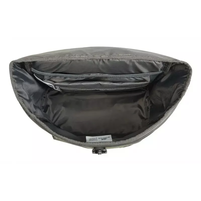 Keliautojų kuprinė Rivacase Eden alyvuogių PU oda poliesteris rPET 250x160x430mm