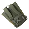 Keliautojų kuprinė Rivacase Eden alyvuogių PU oda poliesteris rPET 250x160x430mm