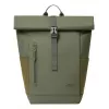 Keliautojų kuprinė Rivacase Eden alyvuogių PU oda poliesteris rPET 250x160x430mm