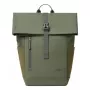 Keliautojų kuprinė Rivacase Eden alyvuogių PU oda poliesteris rPET 250x160x430mm