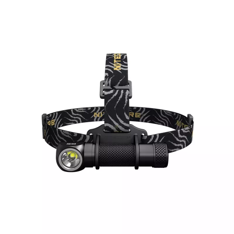 Galvos žibintuvėlis Nitecore HC33 Juoda