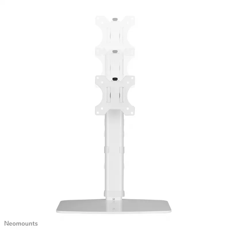 Neomounts FPMA-D890WHITE monitoriaus stovas 10-30 col., Laisvai pastatomas, 6 kg, 25,4 cm (10 col.), 76,2 cm (30 col.), 100 x 100 mm, Baltas