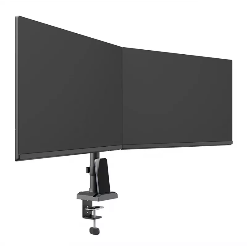 Neomounts DS60-600BL2 Monitorio laikiklis 10–32 colių - Greitas užfiksavimas - 180° stabdymas