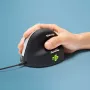 R-Go Tools Ergonominė pelė R-Go HE Break su pertraukų programine įranga, vidutinė (rankos dydis 165-185 mm), dešiniarankiams, laidinė, juoda