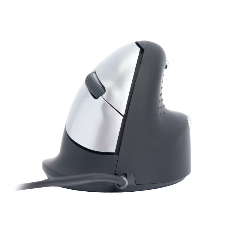 R-Go Tools Ergonominė pelė R-Go HE Break su pertraukų programine įranga, vidutinė (rankos dydis 165-185 mm), dešiniarankiams, laidinė, juoda