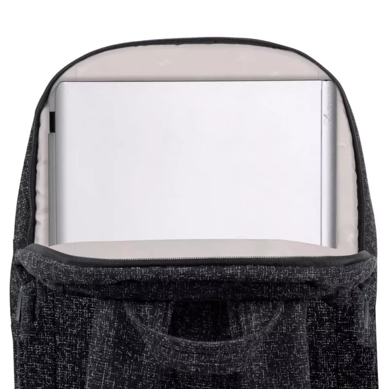 Kuprinė Rivacase 7962 39,6 cm (15,6 col.) juoda balta nešiojimo rankena peties diržas