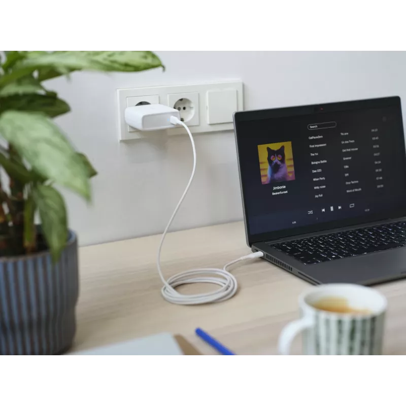 Kroviklis Trust Maxo Universal White AC Indoor USB Type-C 5V 2m