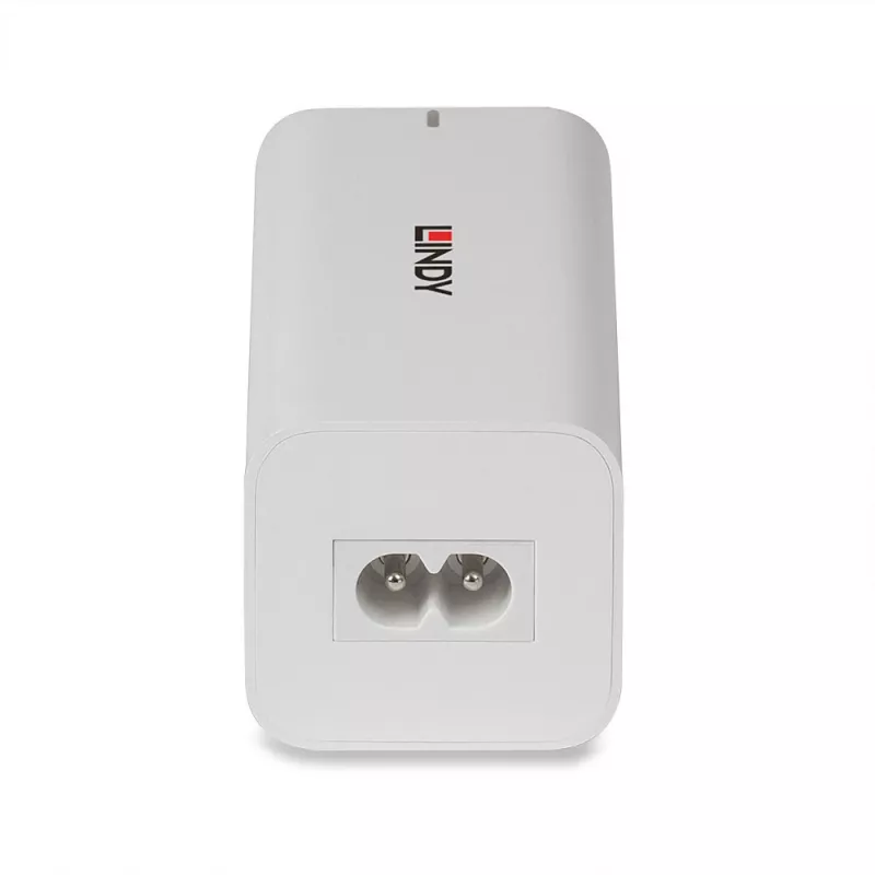 Lindy 100W 4 prievadų USB Type A ir C GaN įkroviklis, skirtas naudoti patalpose, universalus