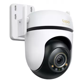 TP-Link lauko PTZ apsaugos „Wi-Fi“ kamera SPEC: 3K 5MP (2880x1620), 2,4 GHz, 2 × išorinės antenos, 1 × Ethernet prievadas, horizontalus 360°