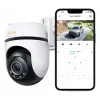 TP-Link lauko PTZ apsaugos „Wi-Fi“ kamera SPEC: 3K 5MP (2880x1620), 2,4 GHz, 2 × išorinės antenos, 1 × Ethernet prievadas, horizontalus 360°