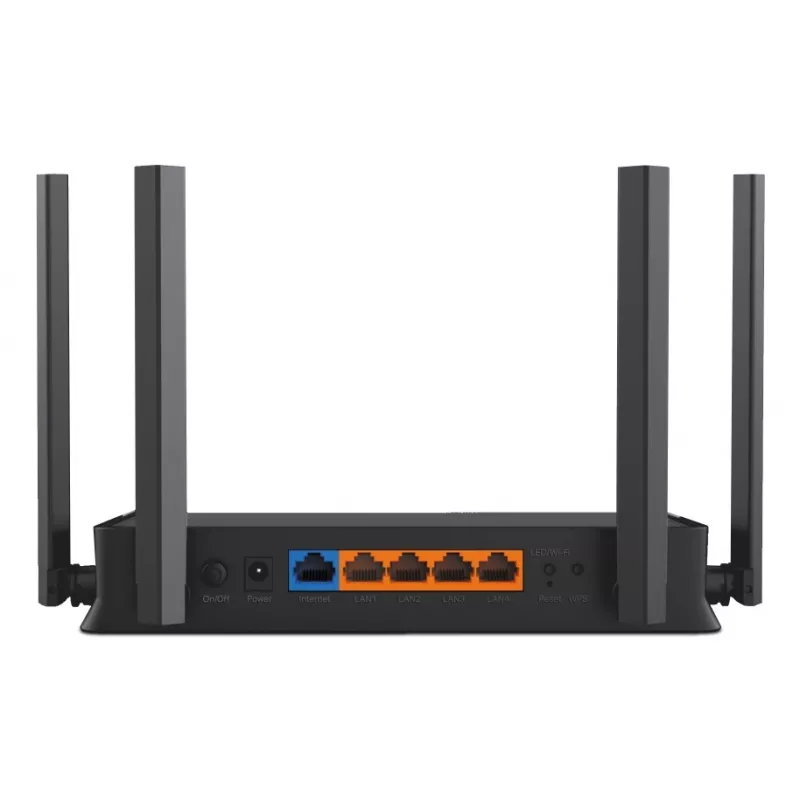 TP-Link Archer BE220 belaidis maršrutizatorius Gigabit Ethernet Dviejų juostų (2,4 GHz / 5 GHz) Juodas