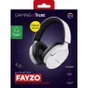 Trust GXT 491W FAYZO ausinės laidinės ir belaidės ant galvos žaidimams USB Type-C Bluetooth juoda, balta