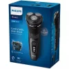 Elektrinis rotacinis barzdaskutė Philips 3000 Series S3244/12 – 3 galvutės, Wet & Dry, Li‑Ion, 60 min veikimo laikas, iššokantis kirpiklis, plaunamas, juodas