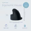 R-Go Tools ergonominė pelė R-Go HE Break su pertraukų programine įranga, didelė (plaštaka ≥ 185 mm), dešiniarankiams, Bluetooth, juoda