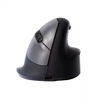 R-Go Tools ergonominė pelė R-Go HE Break su pertraukų programine įranga, vidutinė (plaštakos dydis 165-185 mm), dešiniarankiams, Bluetooth, juoda