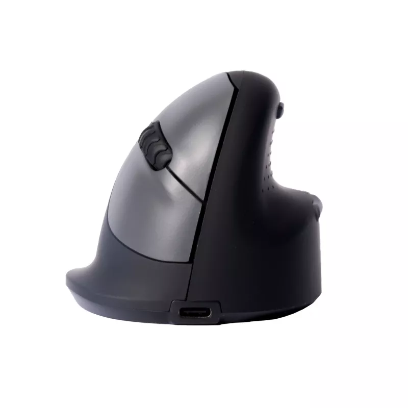 R-Go Tools ergonominė pelė R-Go HE Break su pertraukų programine įranga, vidutinė (plaštakos dydis 165-185 mm), dešiniarankiams, Bluetooth, juoda