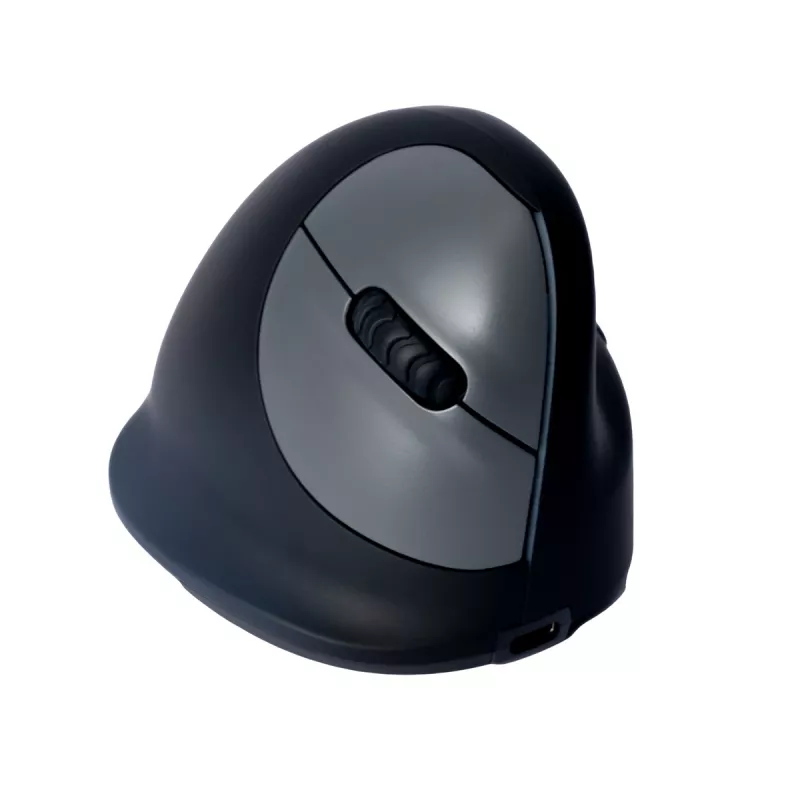 R-Go Tools ergonominė pelė R-Go HE Break su pertraukų programine įranga, vidutinė (plaštakos dydis 165-185 mm), dešiniarankiams, Bluetooth, juoda