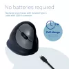 R-Go Tools ergonominė pelė R-Go HE Break su pertraukų programine įranga, vidutinė (plaštakos dydis 165-185 mm), dešiniarankiams, Bluetooth, juoda