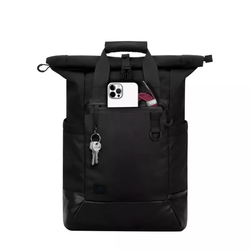 Kuprinė Rivacase Dijon 39,6 cm 15,6 colių Juoda 1 skyrius