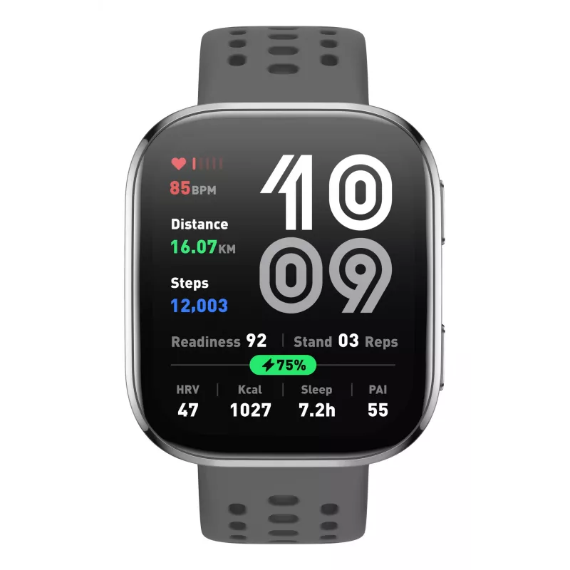 Amazfit Bip 6 anglis, 5 cm (1.97 colių), AMOLED, jutiklinis ekranas, 512 GB, GPS, 27.9 g
