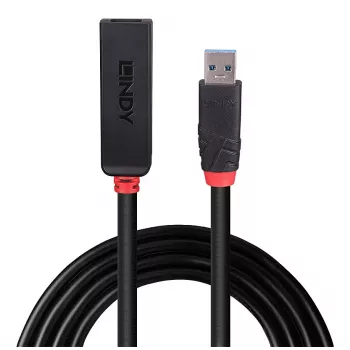 USB 3.0 Active Extension plonas Lindy 15m Type-C 5000 Mbit/s