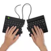 R-Go Tools Ergonominė klaviatūra R-Go Split Break v2 su pertraukų programine įranga, ergonomiška padalyta klaviatūra, QWERTY (UK), laidinė, juoda