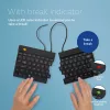R-Go Tools Ergonominė klaviatūra R-Go Split Break v2 su pertraukų programine įranga, ergonomiška padalyta klaviatūra, QWERTY (UK), laidinė, juoda