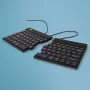 R-Go Tools Ergonominė klaviatūra R-Go Split Break v2 su pertraukų programine įranga, ergonomiška atskirta klaviatūra, QWERTY (US), laidinė, juoda